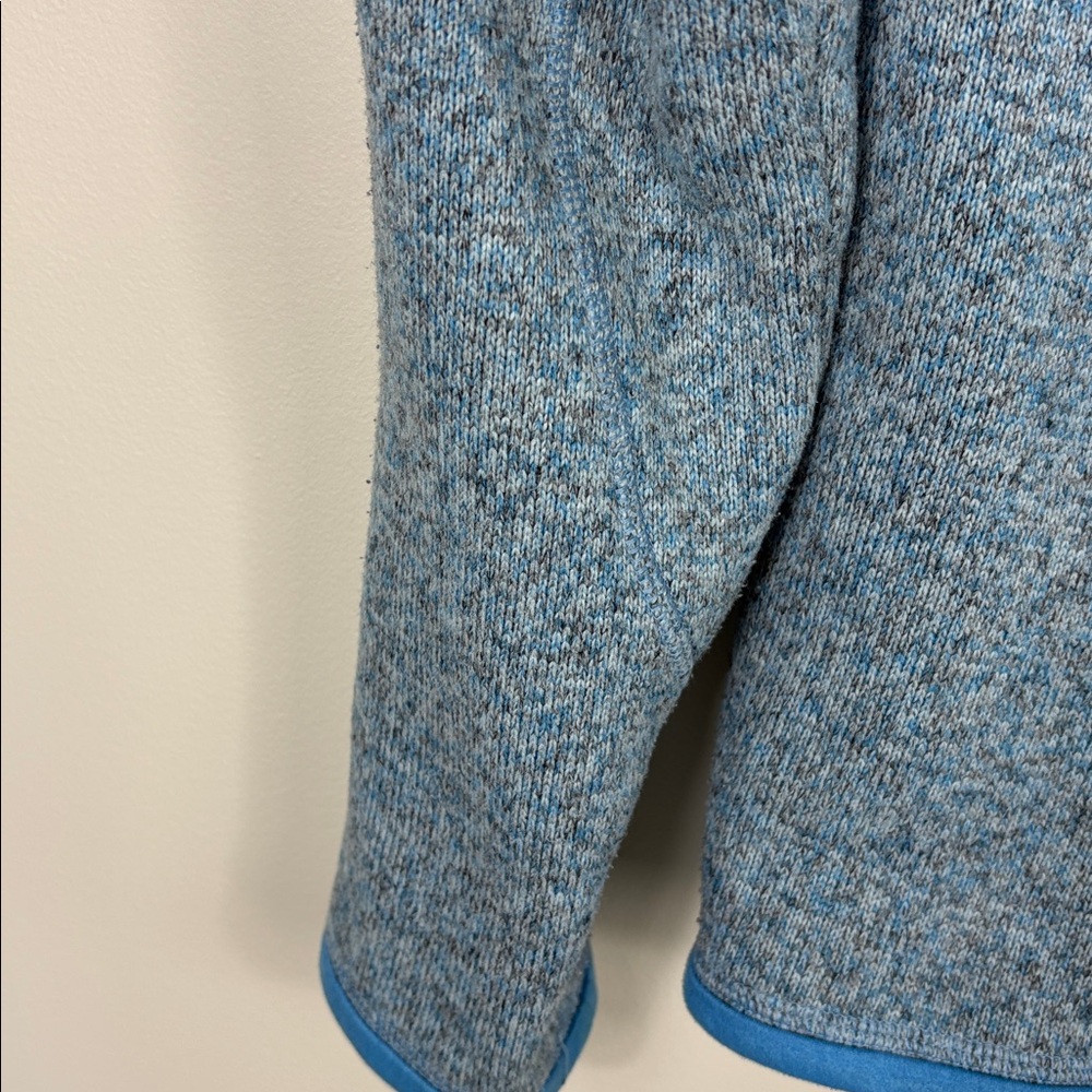 Patagonia Better Sweater Womens Size Medium Dusk Blue Quarter Zip Fleece - Picture 7 of 8